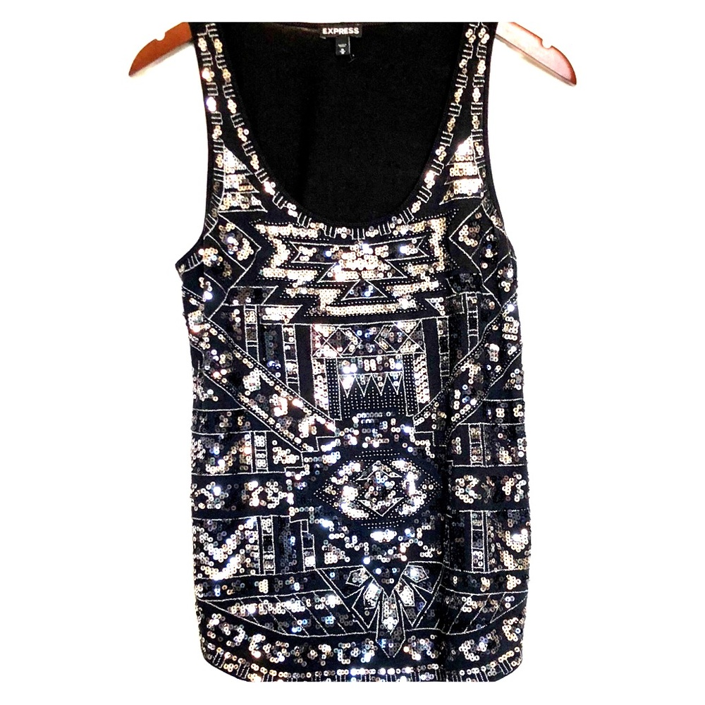 Express- Sequin tank top